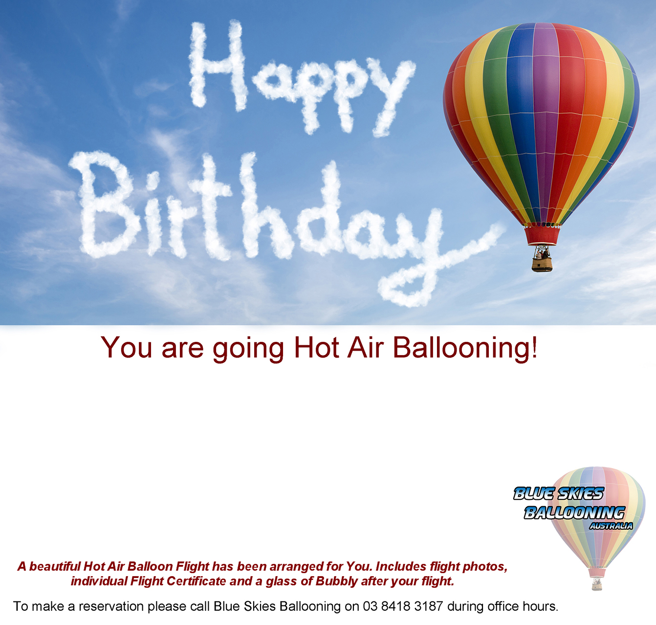 Balloon Voucher -  Birthday